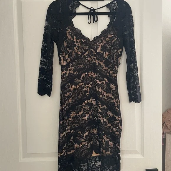 bebe | Dresses | Bebe Lace Midi Dress | Poshmark